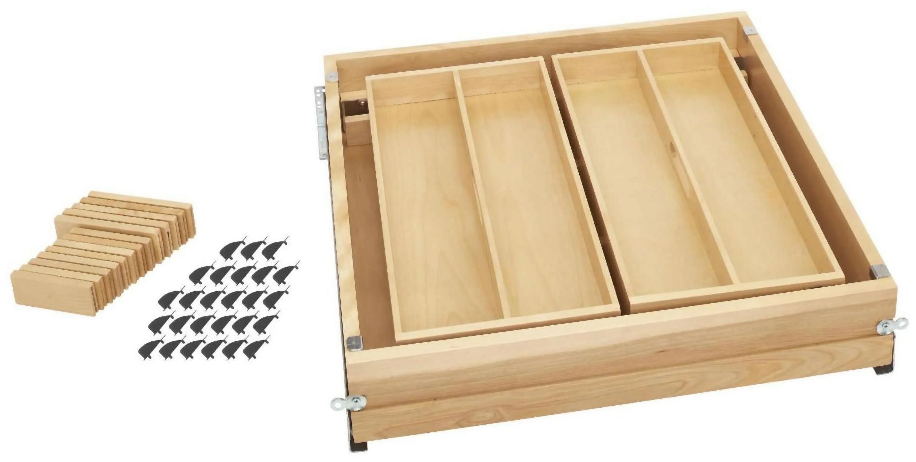 '- 4Wtmd-24H-1 Tiered Drawer 4Wtmd Cabinets Series Rev-A-Shelf 24" Organizer For Kitchen
