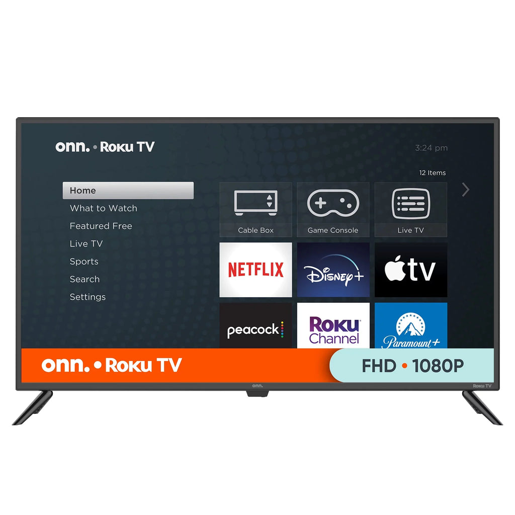 TV onn. FHD Roku Smart LED Class (1080P) (100069992) 43”
