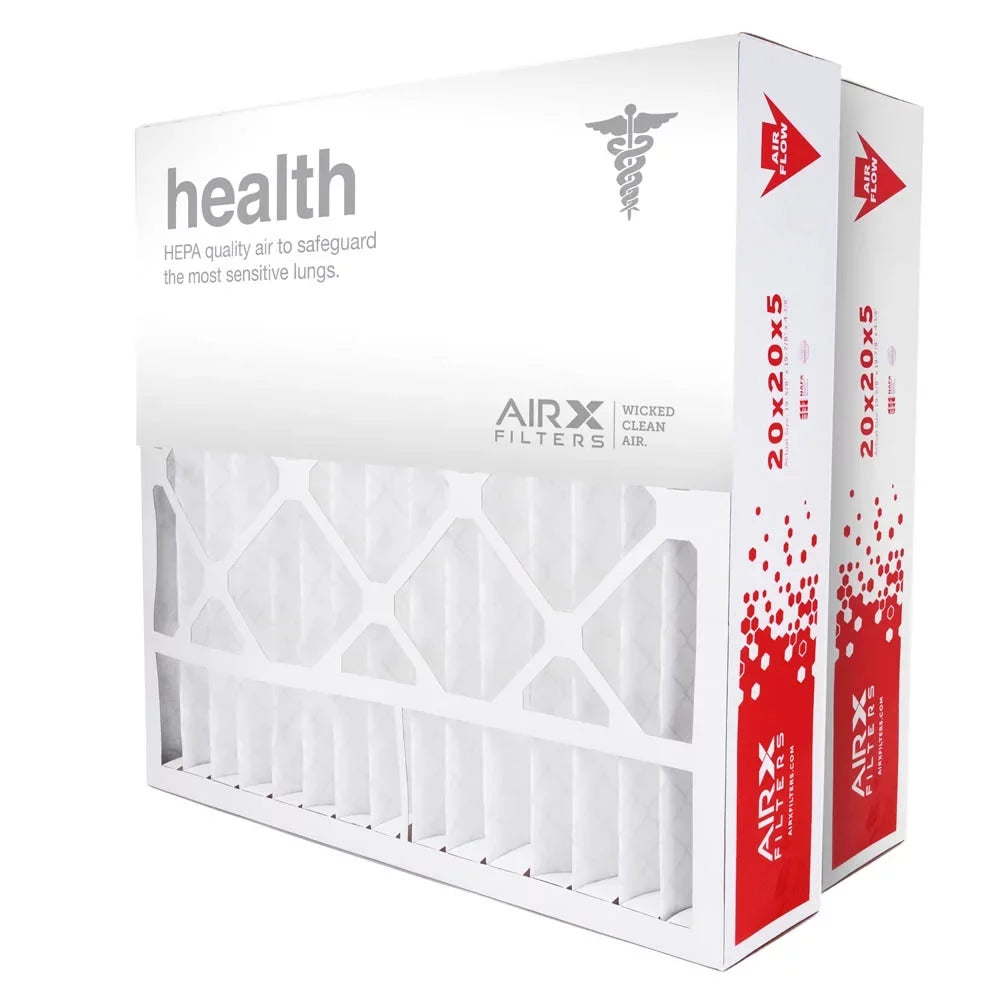 Honeywell in Filters the Health FC200E1011 Filter MERV Air 20x20x5 Made HVAC FC100A1011 USA CF200A1024, AC for Furnace 13 2-Pack, Replacement AIRx