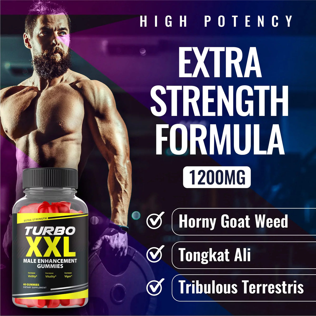 (300 xxl Gummies Pack) Gummies) - Formula (5 Turbo Official