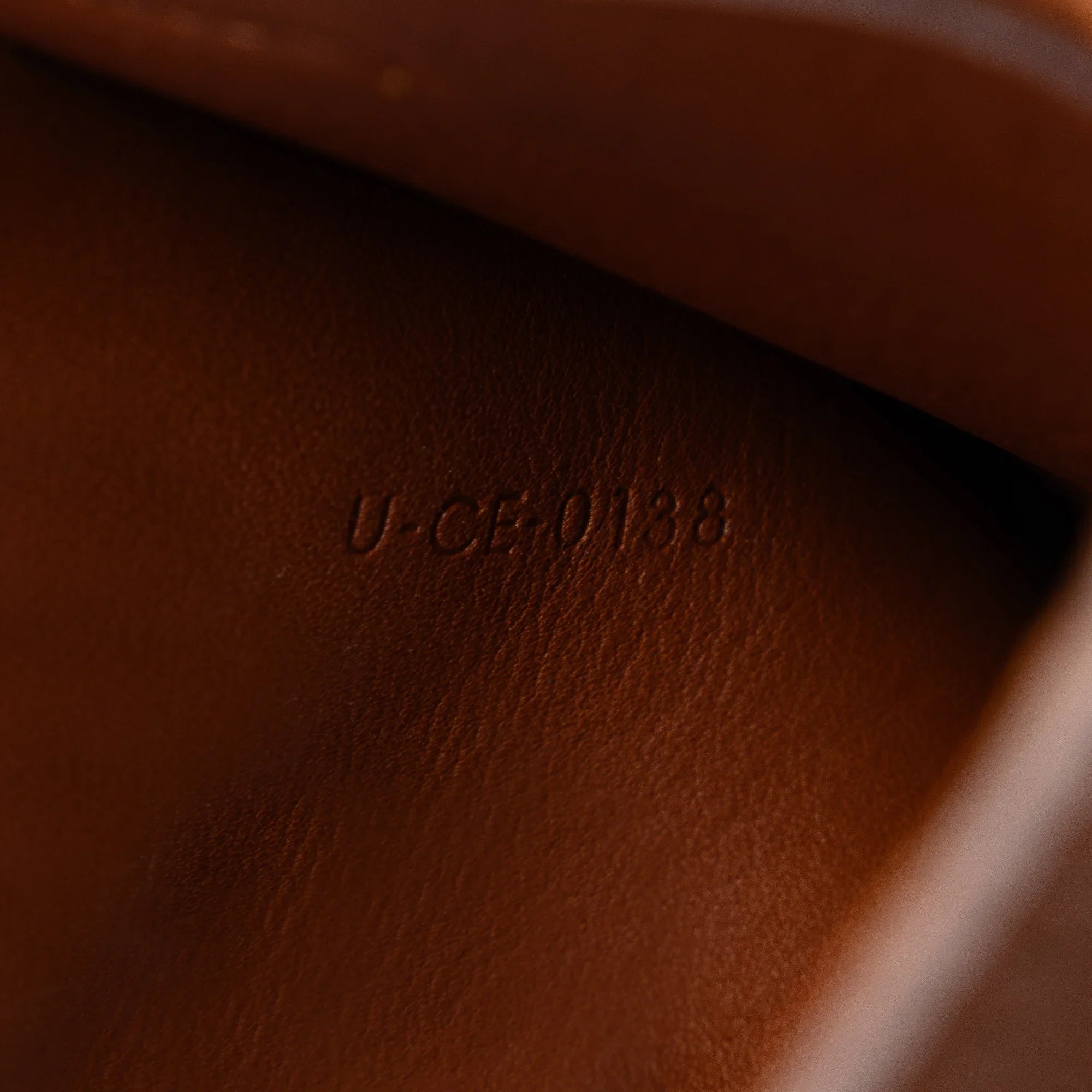 Authenticated Unisex Celine Leather Bag (Good) Calf Brown Bag Pre-Owned Bucket Bucket Big DrawstringBag