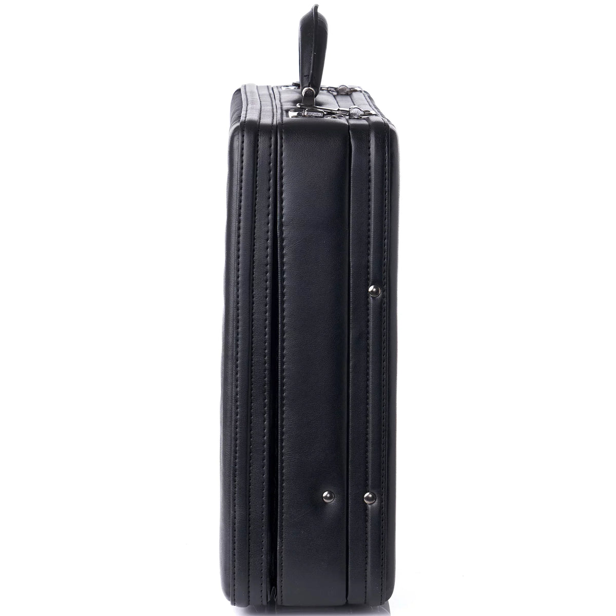 Expandable Lock Attache Hard Alpine Swiss Dual Case Combination Side Briefcase