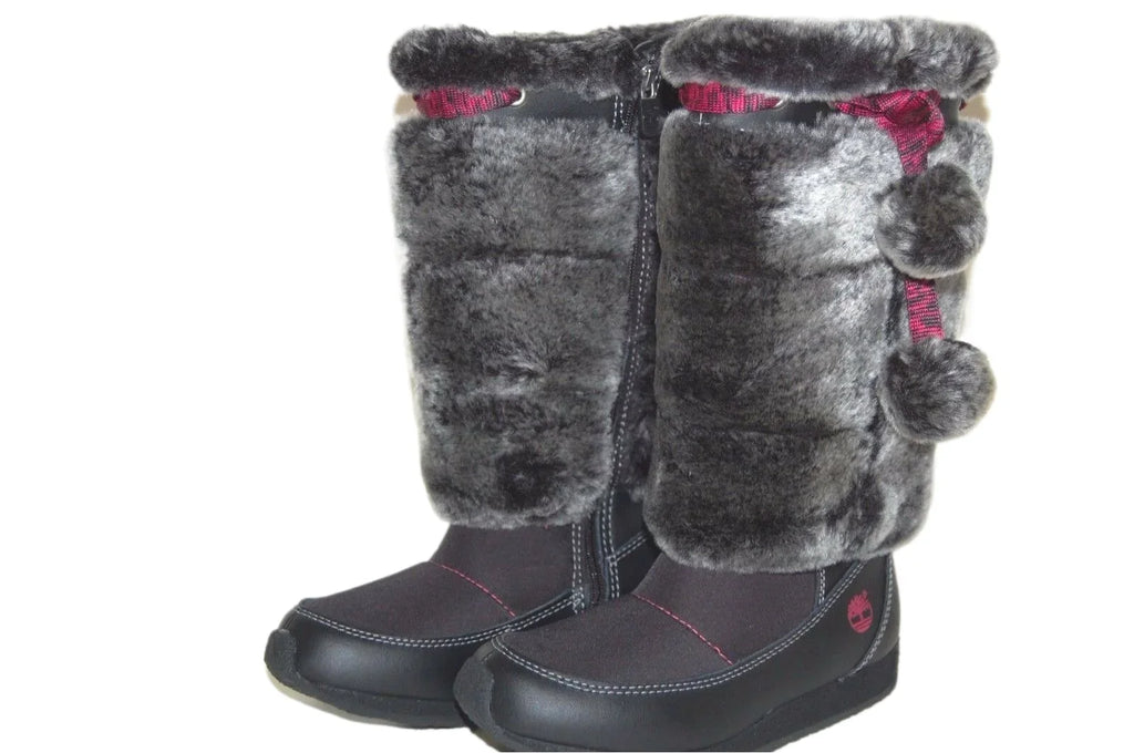 Youth Boot US Preschool dimension Tall 1.5 Medium Timberland Black Winterberry Fur 59794