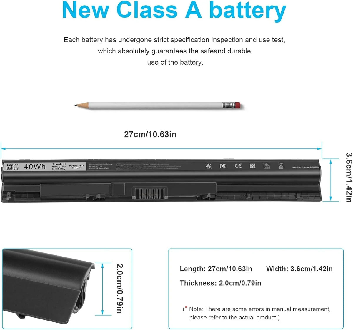 17 y 5756 5558 3551 5458 14 i3558 5755 M5Y1K for 5000 Series 3567 3000 3451 Inspiron 15 5559 Laptop 3558