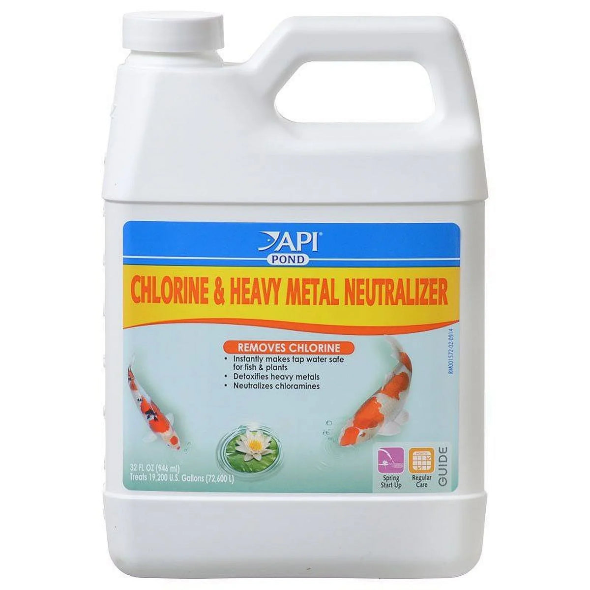 (Treats Gallons) PondCare [Pond, Neutralizer & liquid Metal Chlorine Heavy Treatments] 19,200 oz 32