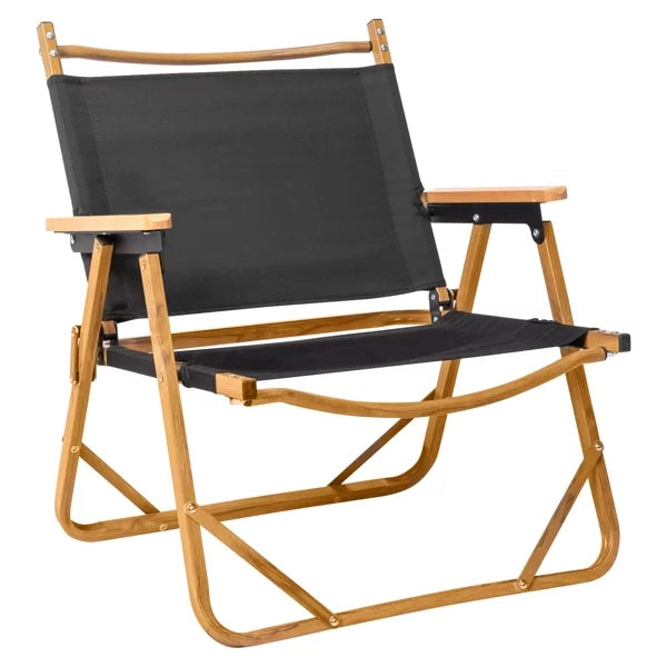 Chair dimension Grain Spray Black Paint Oxford Aluminum Bearing 100kg Fithood Imitation 53*55*61cm 600D Cloth Black Frame Wood Medium Camping
