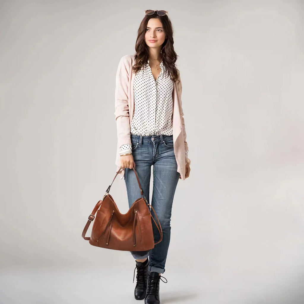 (Birthday, Mother's Leather Shoulder Hobo Cross Handbag Valentine's Vegan Fashion Day, Bag Purse Day, Gift) Women's Graduation Christmas,