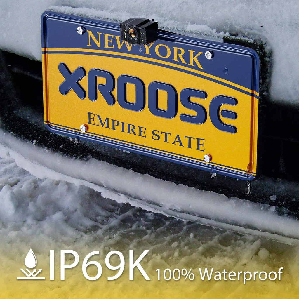IP69 Wired HD Waterproof View Field Plate 149° Camera, Colored Xroose Camera, License Wide S2 Night of Backup