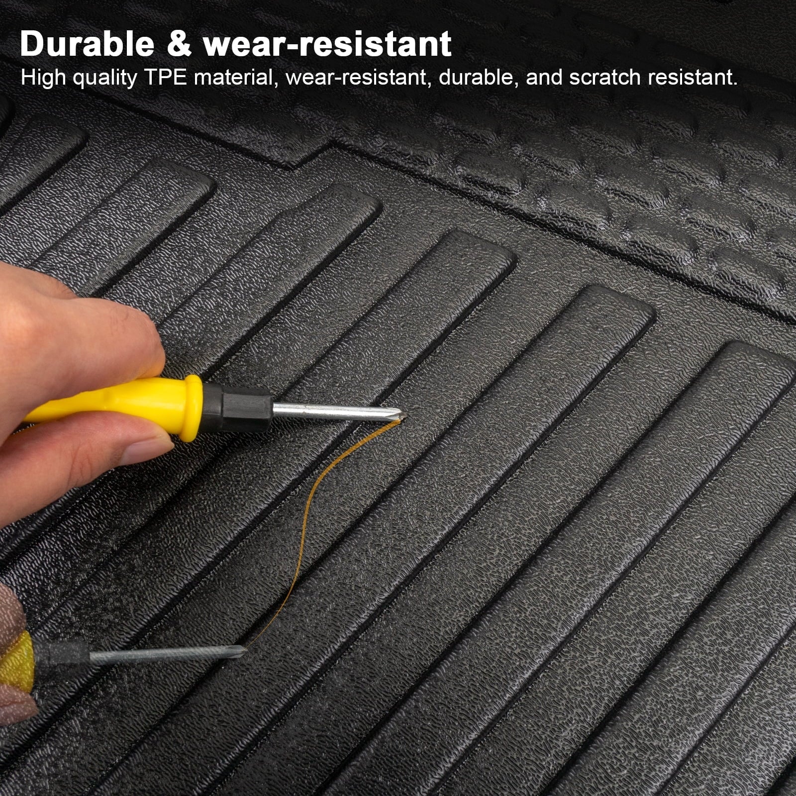 Floor For & 2015-2024 & SuperCrew Floor Seats All-climate Cab,Custom Super Mats 2nd For W/O F150 TPE 2015-2024 F150 Seat,Only 3PCS Crew&Bucket & Rear F-150 1st Storage Mats Front Row