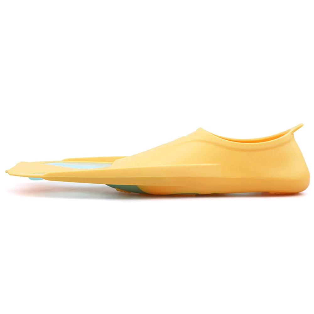 Short Flippers Training Fins for Swimming Snorkeling Swim Carevas