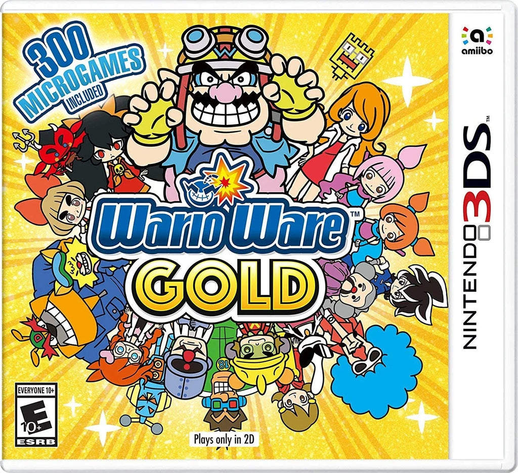 '- Gold 3DS Warioware Nintendo