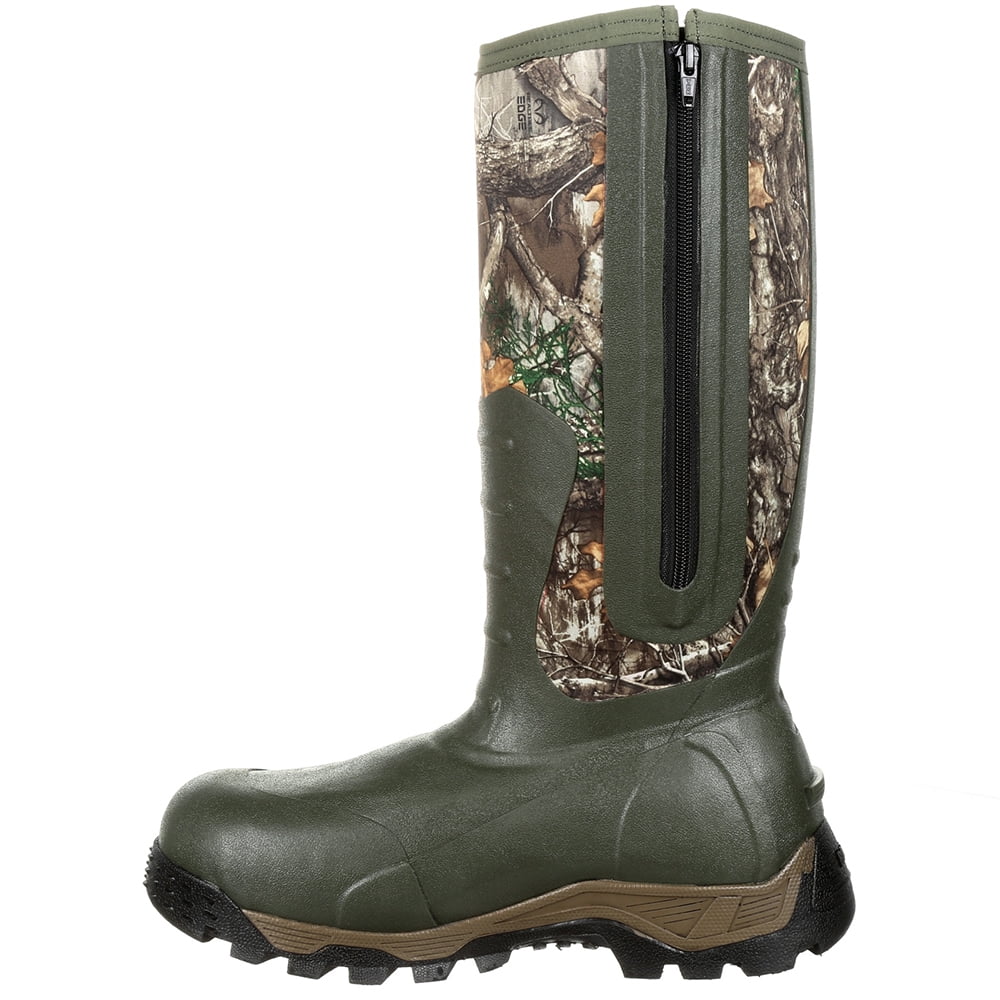 Insulated Rubber Rocky Sport exterior Calf Mid Pro Boots Inch Mens Waterproof Casual 16