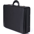 Expandable Lock Attache Hard Alpine Swiss Dual Case Combination Side Briefcase