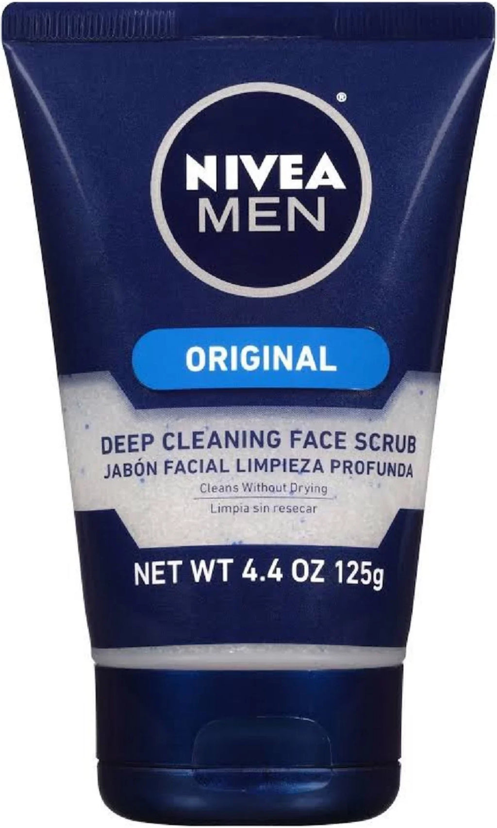 Deep Nivea Original, Scrub 4-Pack For Men Cleaning Face Oz, 4.4