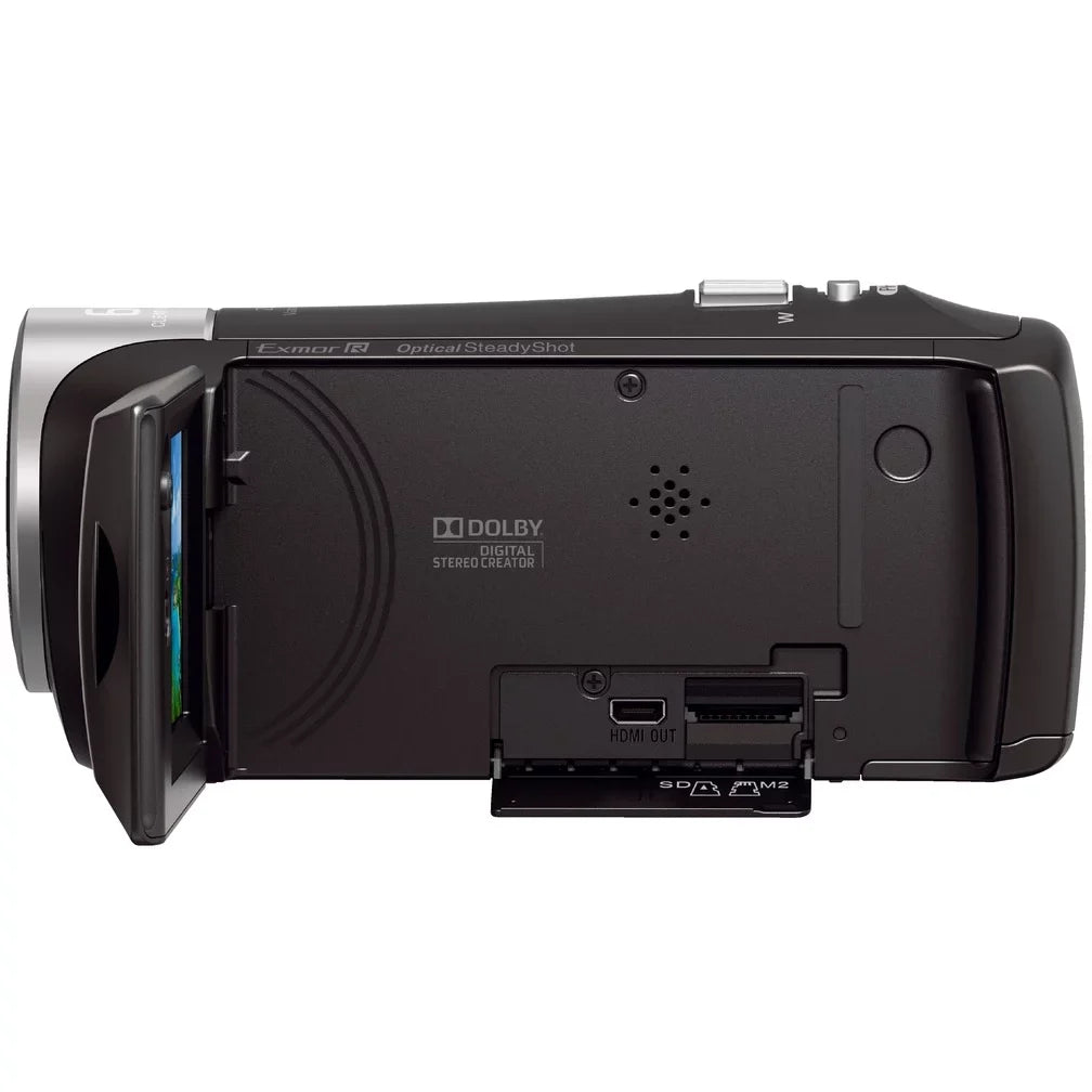 Memory Battery Charger HD Speed Cable More HDMI with Recording Micro HDRCX405 Bundle Camcorder and Card SD Video High Handycam Spare
