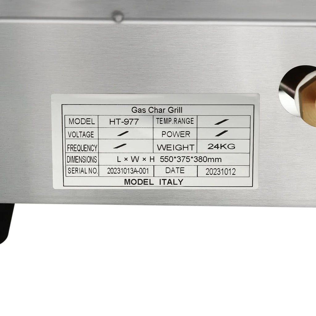 Stainless Intdoor Propane Steel FY-977 Grill Grills Liquid Gas exterior/ Built-in