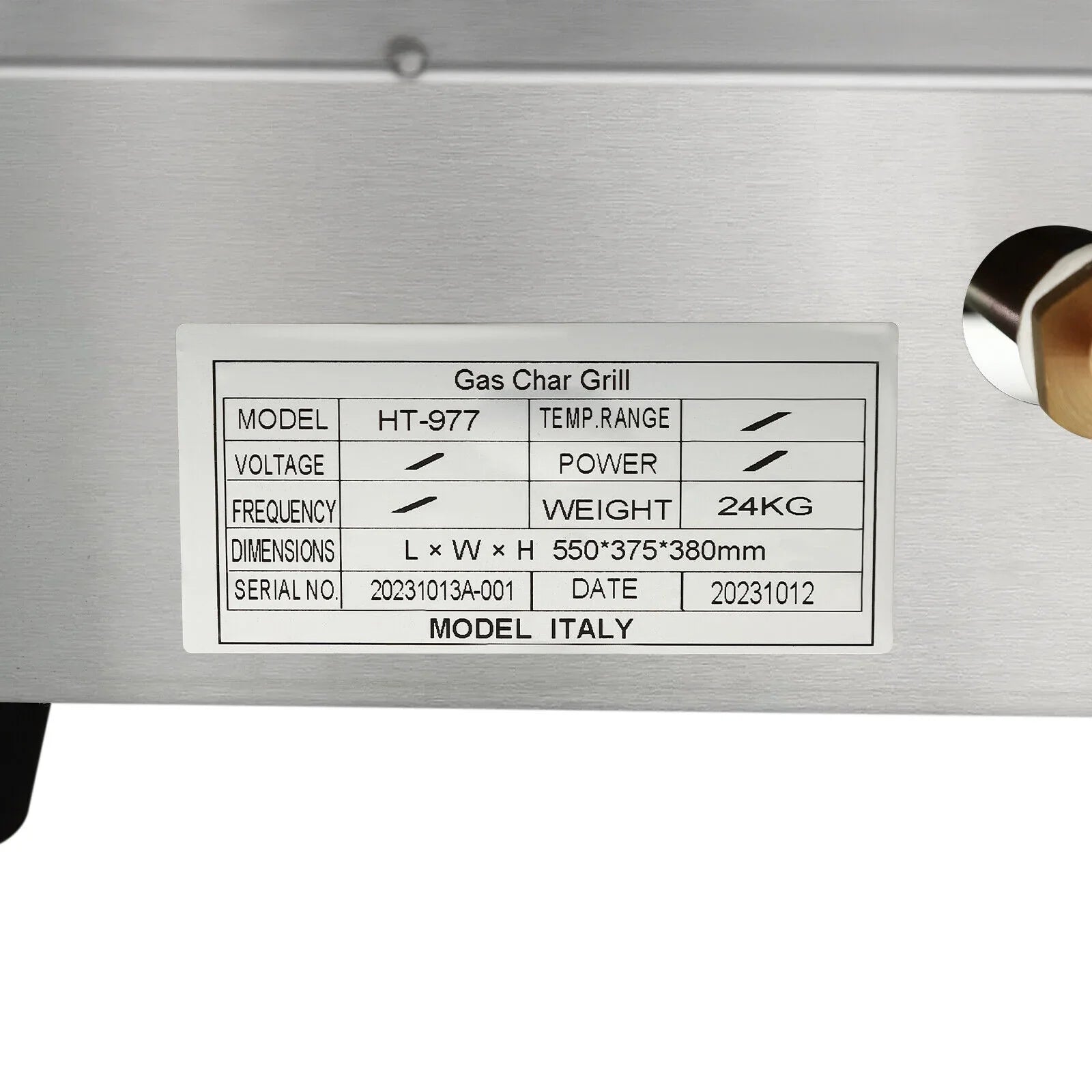 Stainless Intdoor Propane Steel FY-977 Grill Grills Liquid Gas exterior/ Built-in
