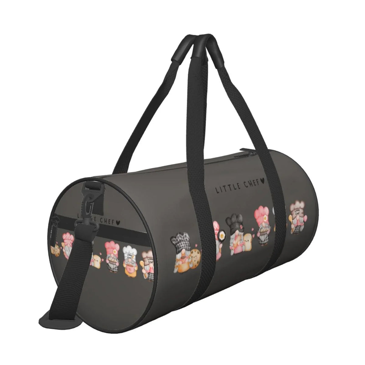with Cylinder Luggage Sports Gnome Gym Bag Compartment Large and Bag Capacity Pocket Coaee Bag Baker Waterproof Travel