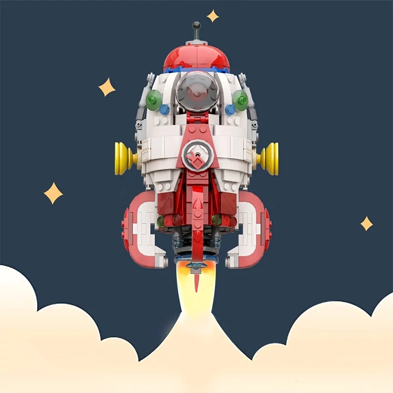 Dolphin 503 Pieces Spacecraft Christmas S.S. Ideal Video Pikmin Puzzle Gifts From Spaceship Halloween Birthday Model Toy Role-playing Game