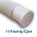 Ground Connection x Filter Above Pool 1-1/4" 12' Hose,