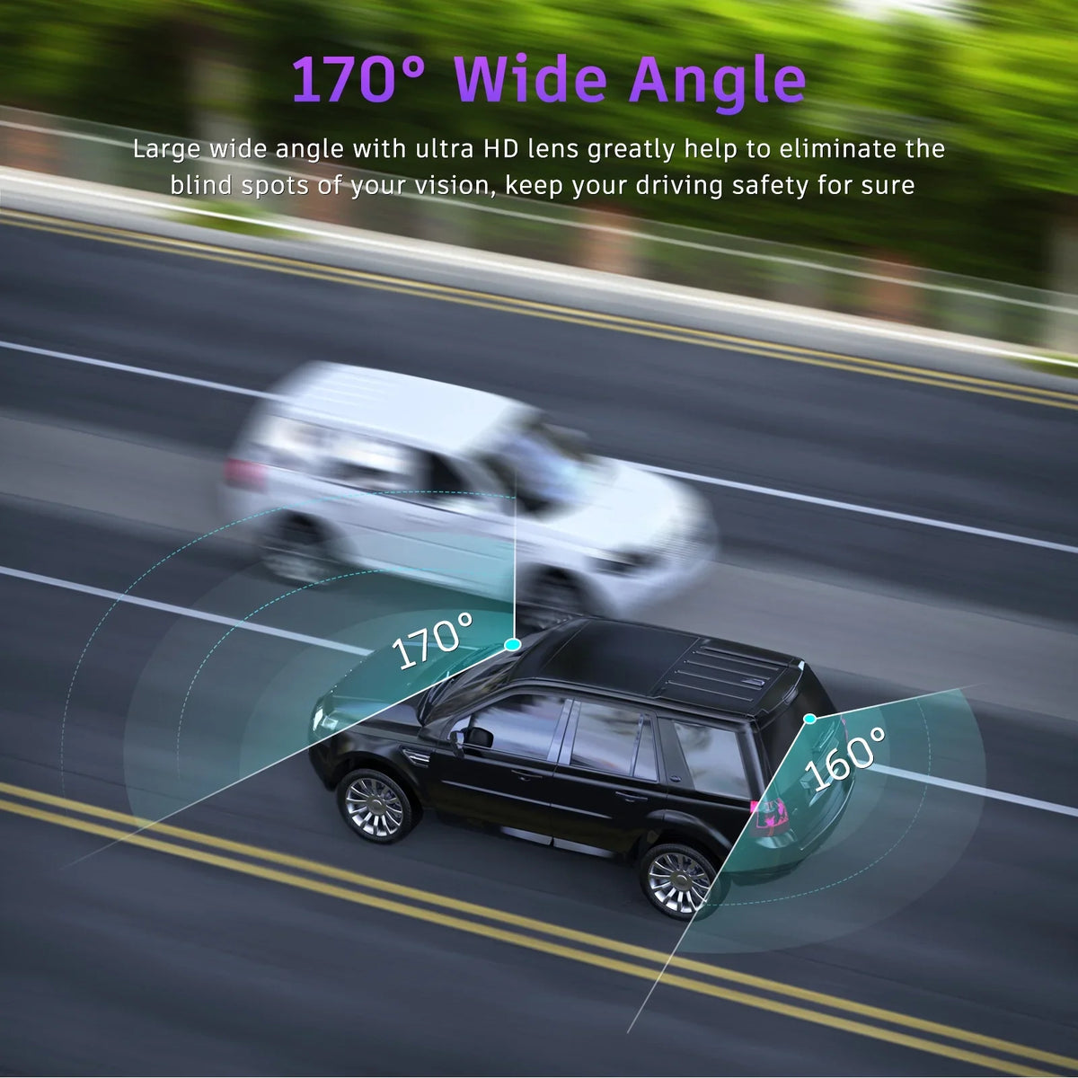 Night Voice Screen Backup Front and Control TOGUARD Touch IPS Sensor, Super Camera with Mirror Rear, 4K+1080P Parking Dash Cam Assistanc 12" Vision,