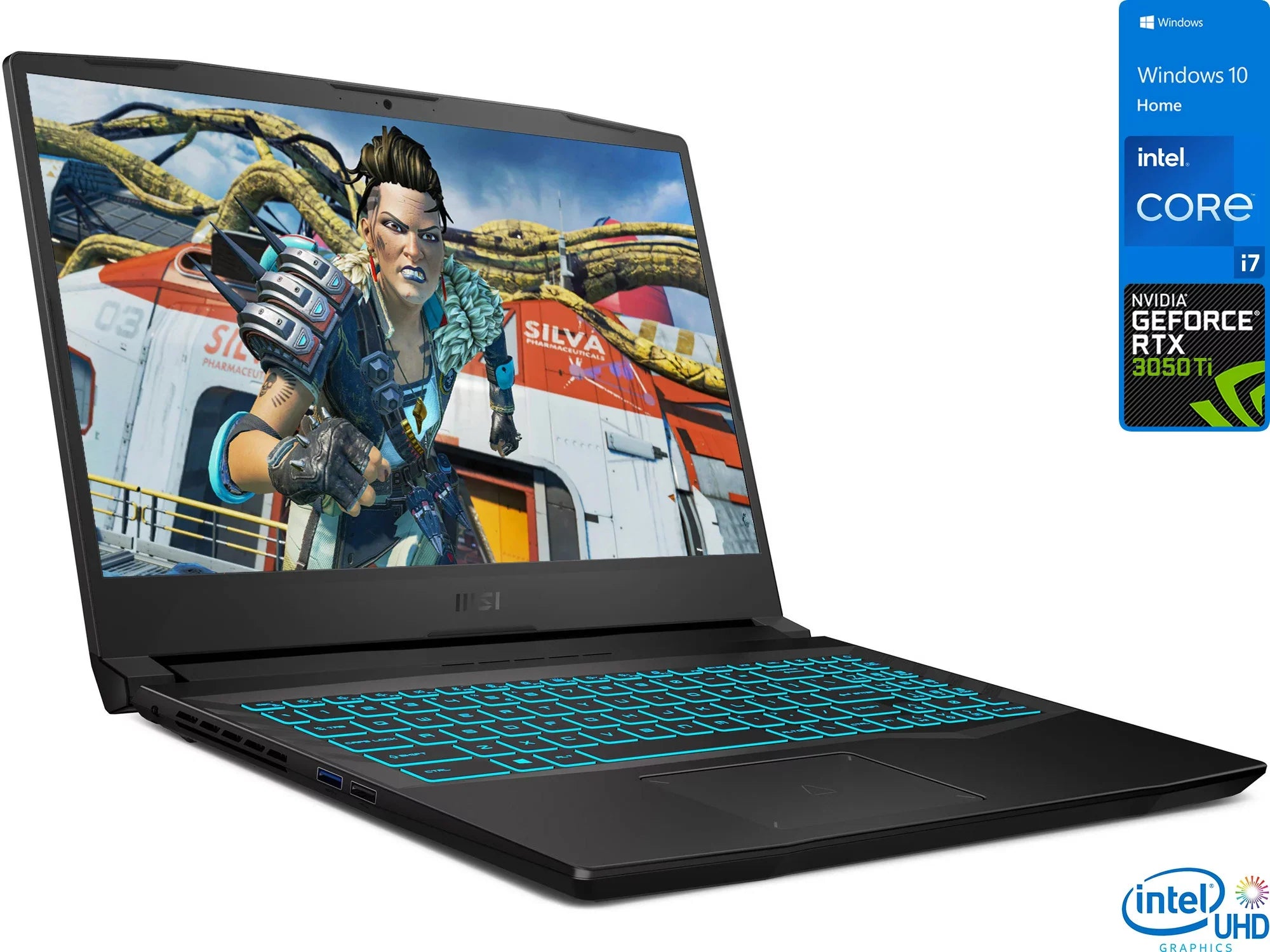 FHD Core Home SSD, Bluetooth, 15.6" Gaming RTX Laptop, i7-11800H 16GB 15 Upto 4.6GHz, 3050 1TB MSI Crosshair Wi-Fi, NVIDIA Display, Windows 10 HDMI, Intel GeForce Ti, RAM, 144Hz NVMe