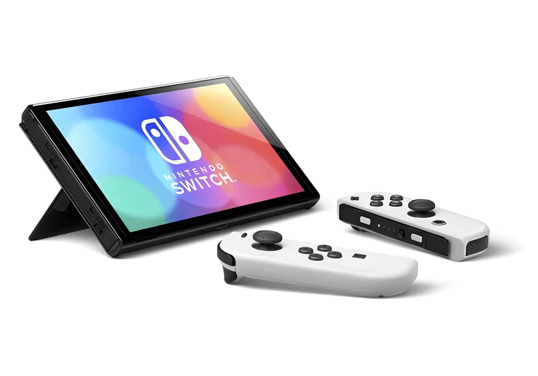 '- Group Character & 8 Switch Nintendo Luigi, Card OLED White - Kart More Deluxe + Peach Mario 128GB
