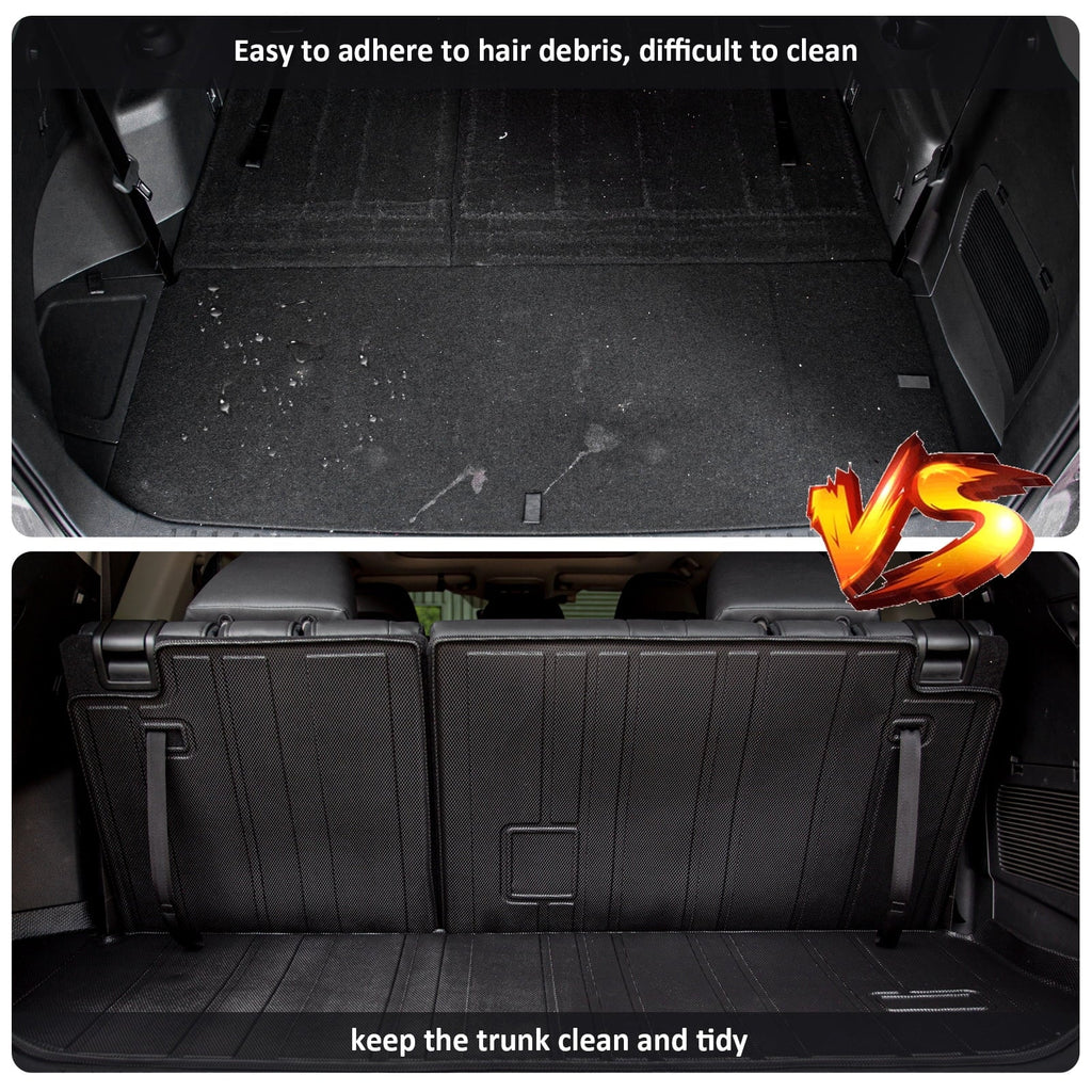 Backrest Mat Cargo Car Trunk Fit Mats Accessories Highlander Toyota Highlander with Liner 2020-2024