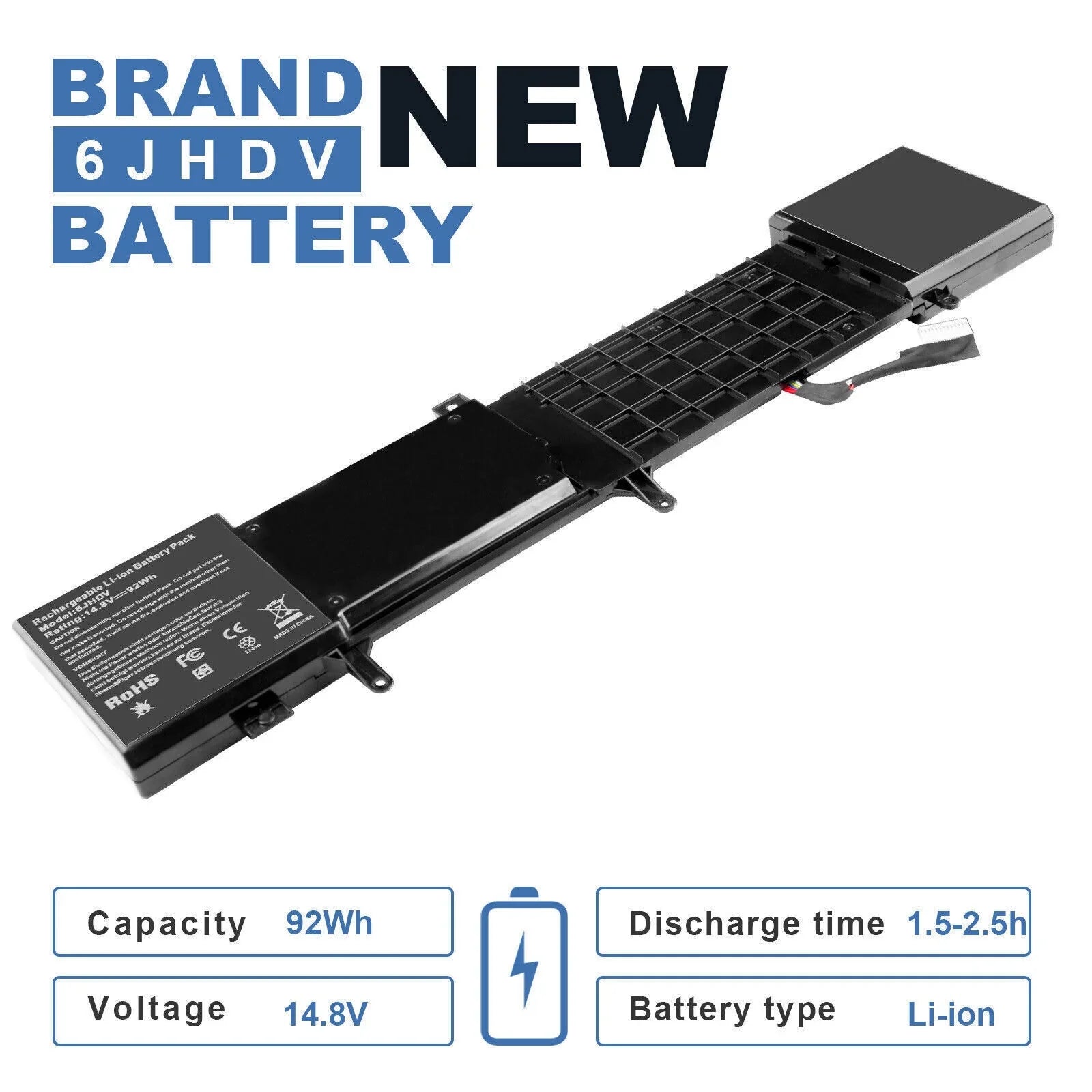 14.8V Alienware 92Wh R2,Alienware R3 17 17 For