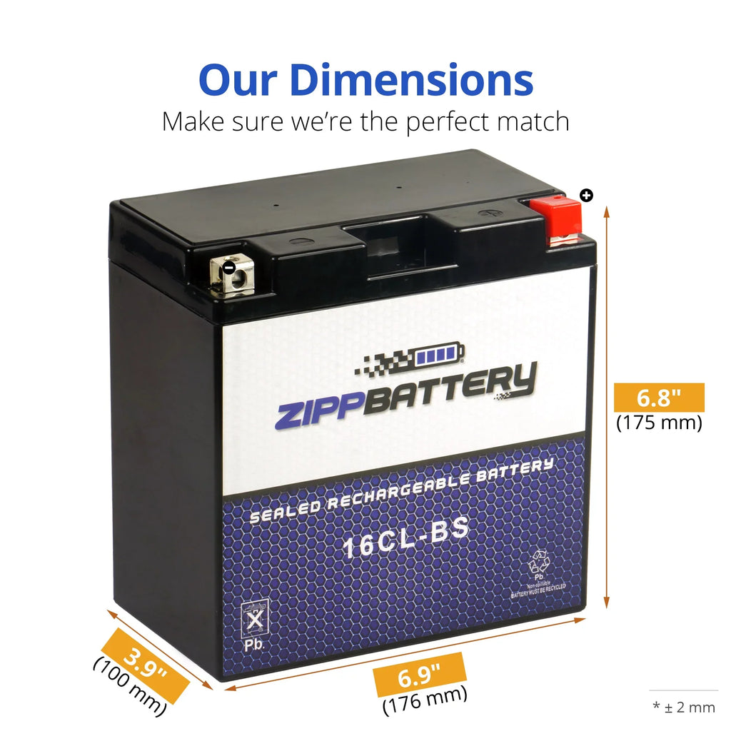 89-'96, 650cc Kawasaki Jf650 Cc Battery Battery Jf650 X2 86-'95 Ski for Zipp Jet Yb16cl-bs Ts