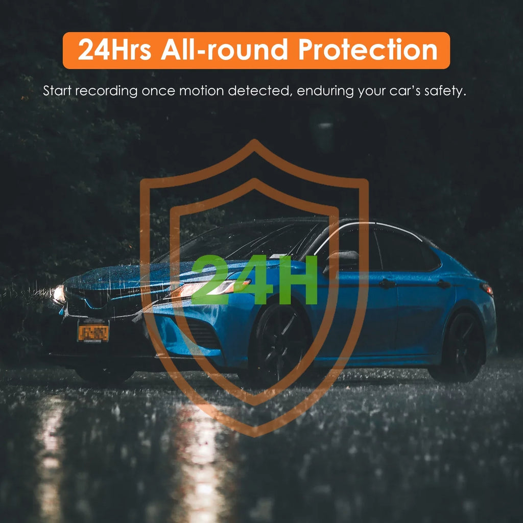 Monitor Dual 4K Lens DVR with Recorder Night Camera Parking Cam G-Sensor, HD Dash Angle Vision, 170° iMounTEK Car