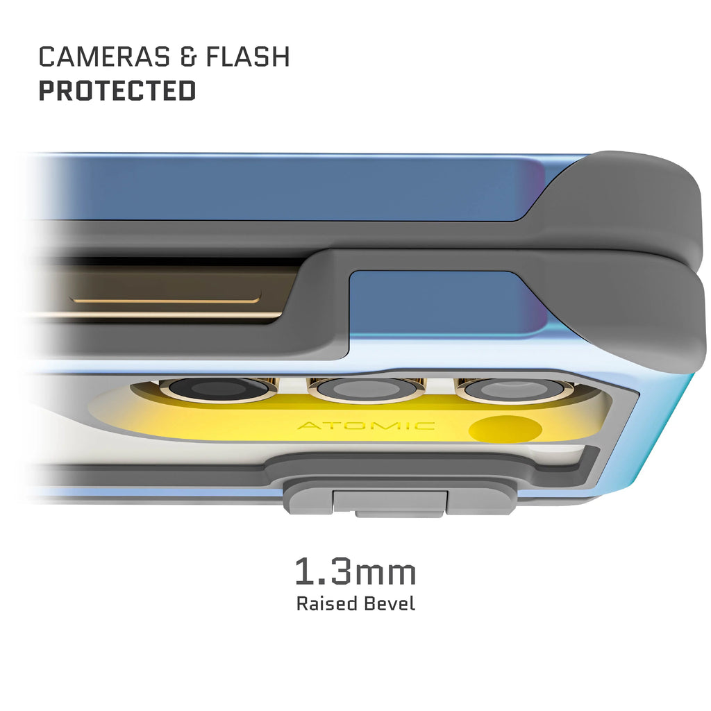 Fold Phone Atomic Galaxy Ghostek Metal Cover Slim (Prismatic) Z 5 Clear Aluminum Case