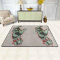 for Doormat Non-slip Floor Mat Living Room Horror Zombie Hand Rug Sink Blood Kitchen XMXY Rugs Area exterior Indoor,72"x48" Area Entrance, Facecloth