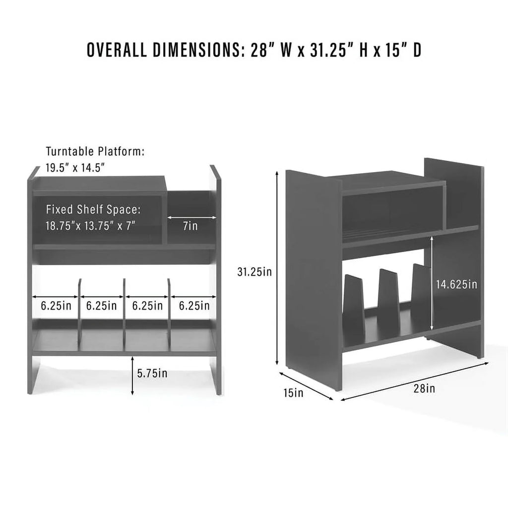 Center, Media Storage Portland Vinyl Console Crosley and Furniture Tv Entertainment Stand Record