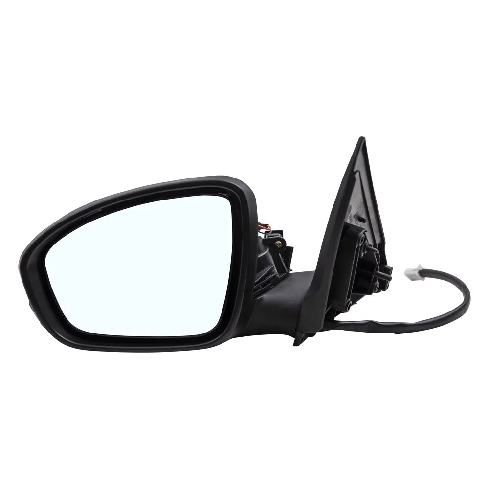 Driver Paint Compatible Nissan Sentra 2020-2021 Power With To Left Mirror Heat-Signal-Camera Replacement Match With Aftermarket Brock Black