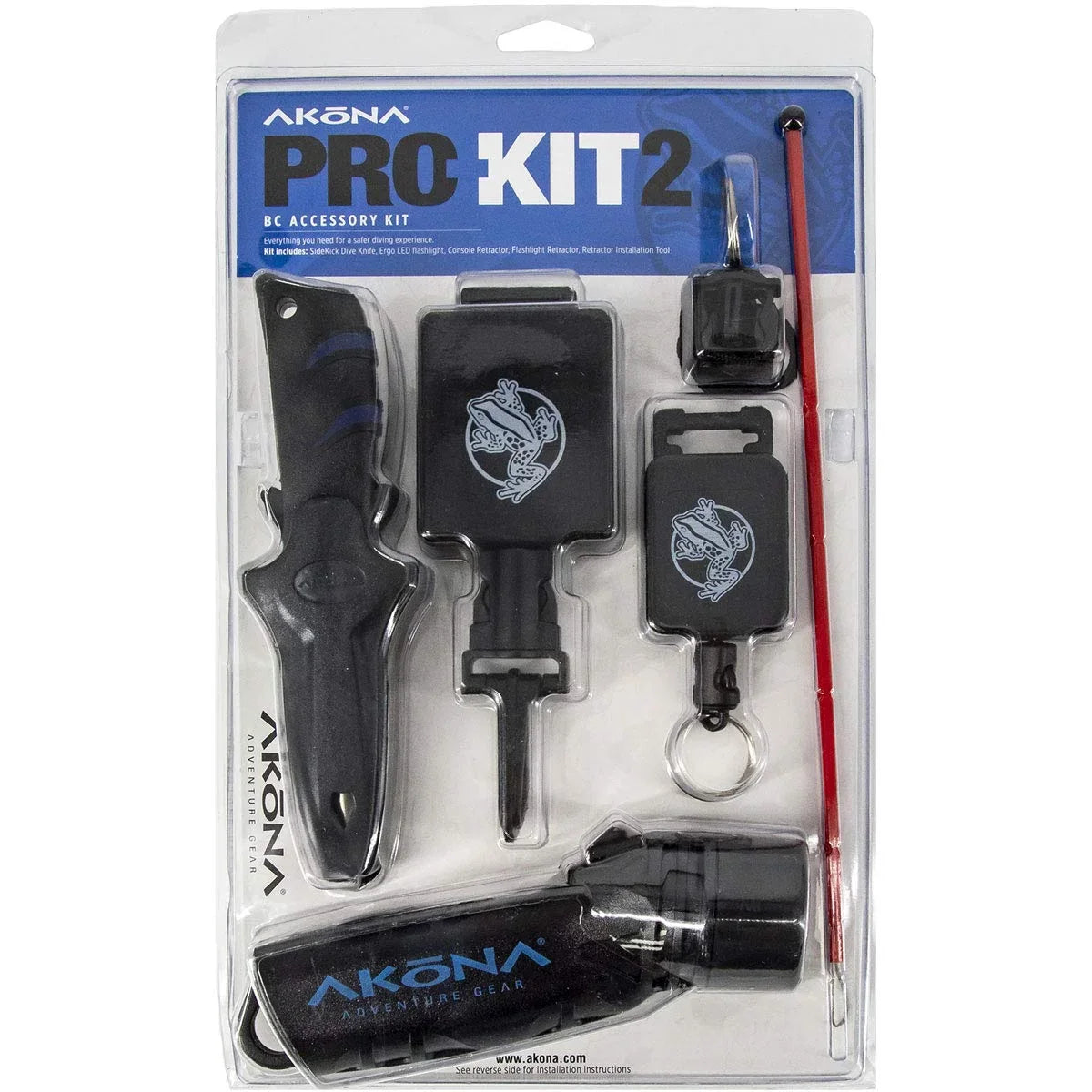 2 Sherwood Diving Pro-Kit Accessory Kit Akona Scuba BCD Light
