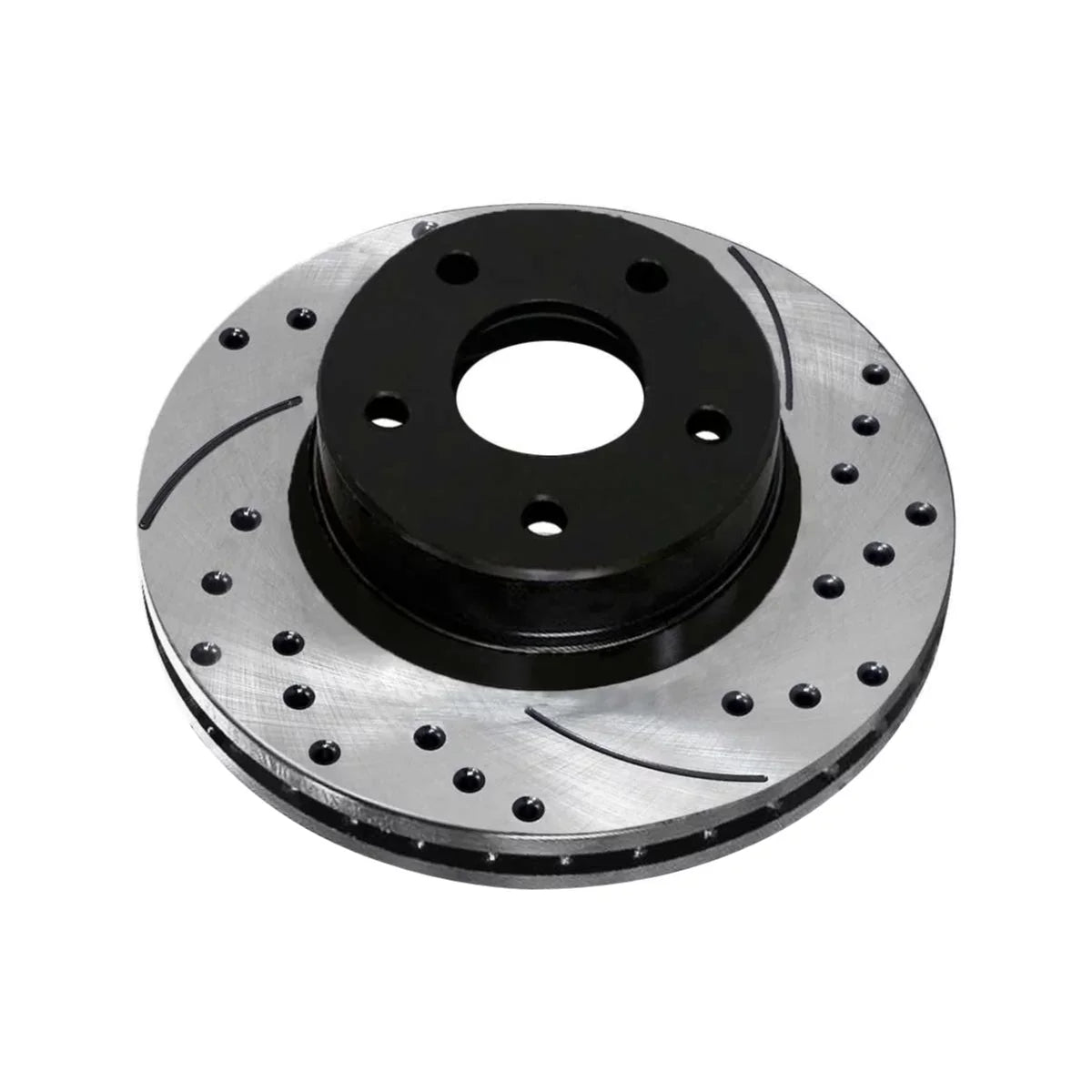 Set Patriot for Replacement PR63040PR63038 Jeep Caliber 2008-2014 Slotted 2007-2012 Rear 200 V6 AutoShack 4 Black Compass Dodge 2007-2017 of Drilled Sebring and Avenger FWD Brake Front Rotors Chrysler
