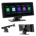 Carplay CAIHONG Detachable Screen with IPS Bluetooth, Touchscreen, Radio Camera, & Cam Auto 2.5K & Navigation, & Portable Car Mount, 10.26" HD Stereo, Wireless 1080P Backup Adjustable Android GPS Dash