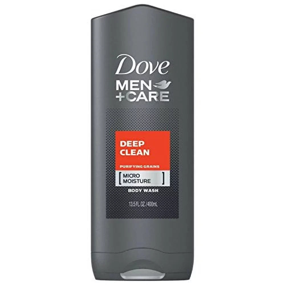 Clean, Men+Care Deep 3) Wash, 13.5 Dove (Pack Face Body Ounce of and