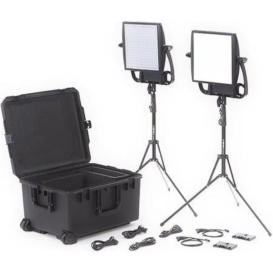 2x Kit Traveler LED with Gold-Mount Plates Astra Bi-Color Battery 2-Light 105W 6X
