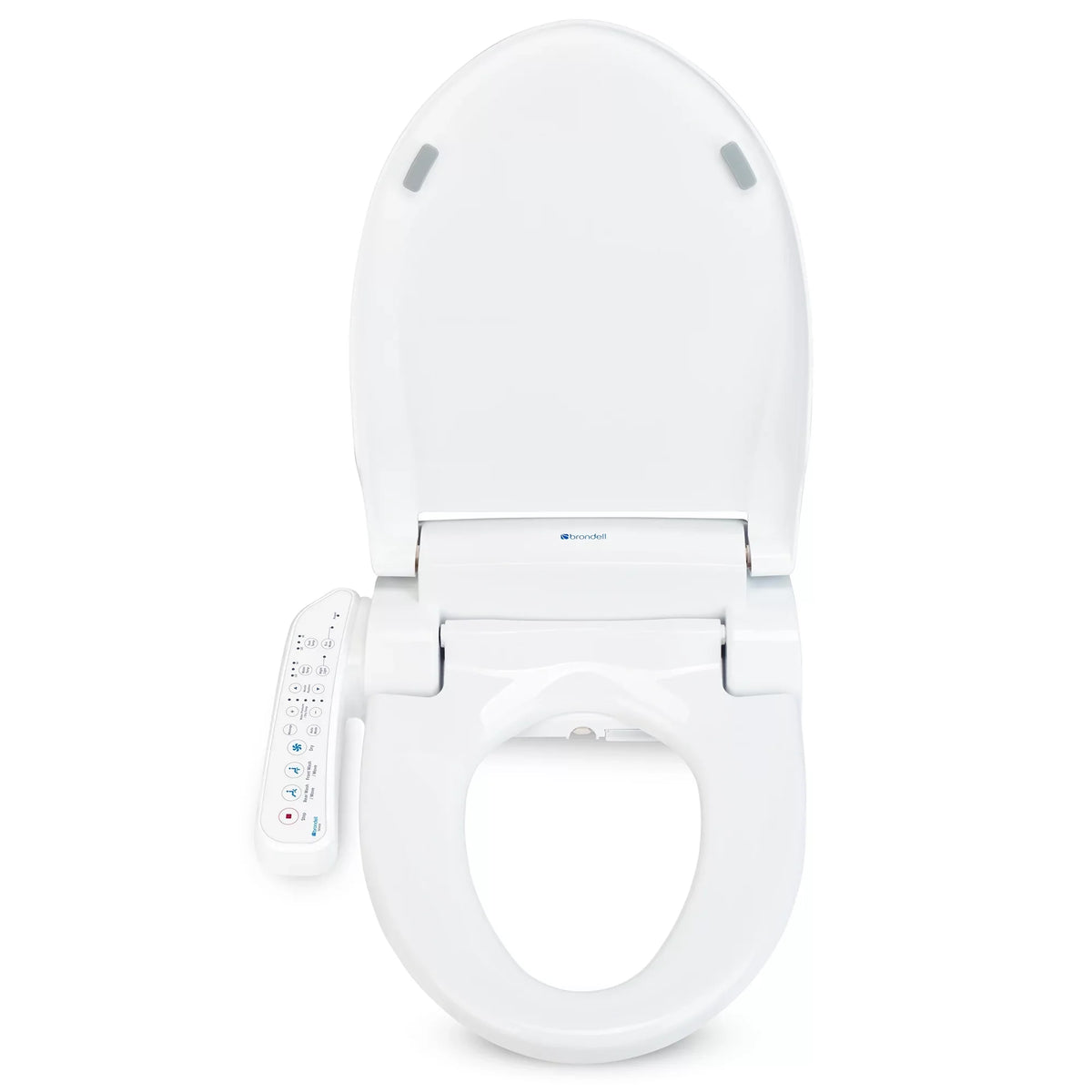 and Sidearm, Steel Seat Bidet with White Dryer Stainless SE400 Round Brondell Nozzle, Swash