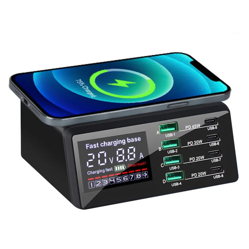 Fast Xiaomi 12 Charger iPhone Huawei Charger Charging RIWPKFH Phone 13 USB USB 110W 11 Charger Station Wireless PD For Adapter C