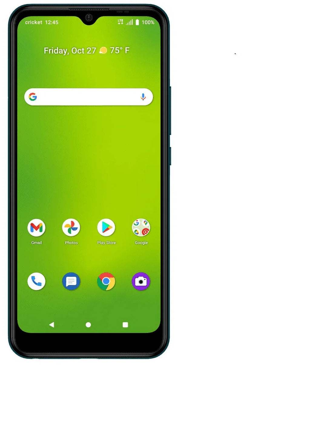 Rainforest 32GB, - Cricket Green Smartphone Prepaid Wireless Splendor,