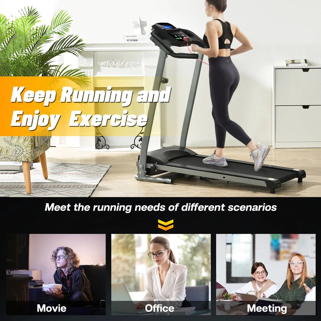 Ideal Apartments Gym for and Perfect FYC Use Folding Home Treadmill for Small