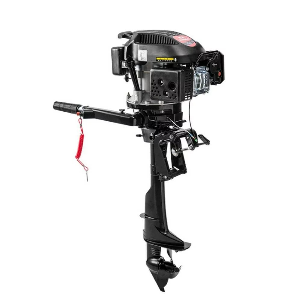 Boat Motor 6HP Outboard Boat Cooling Engine Air System Miumaeov Motor Stroke Fishing 4
