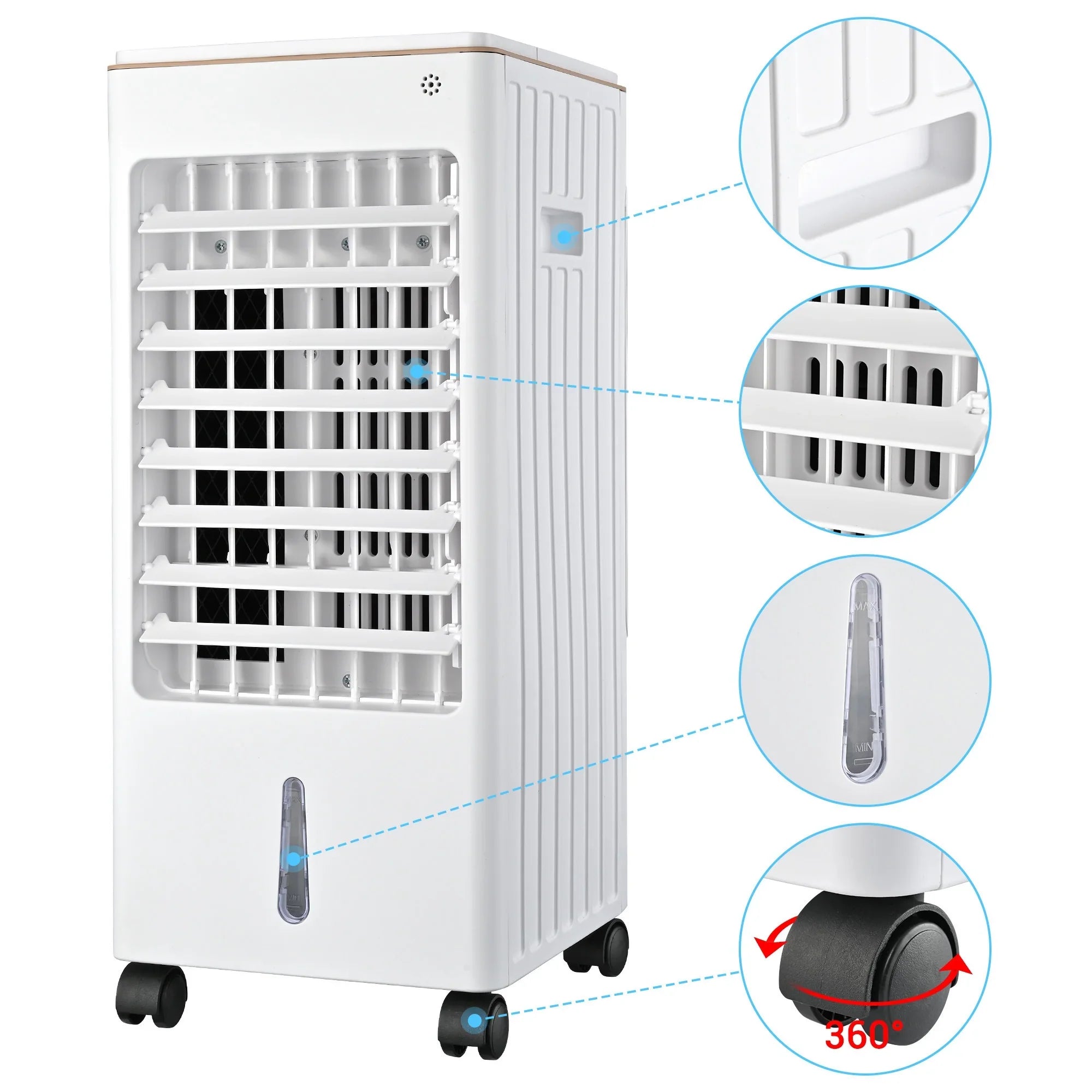 Versatile Cooler - with Tanks Evaporative 3-in-1 Double Stay Air Cool