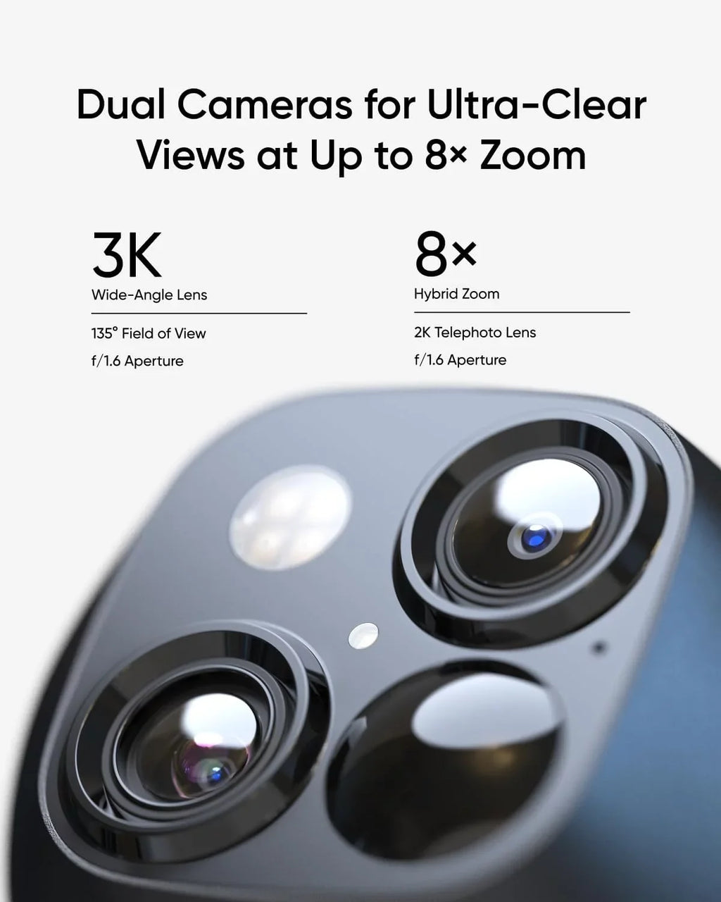 Wi-Fi, Camera, No 2.4 360° Blind Spots, Monthly SoloCam Compatible S340, HomeBase Solar Camera, exterior Fee, Security Surveillance, Wireless GHz S380 eufy No Security