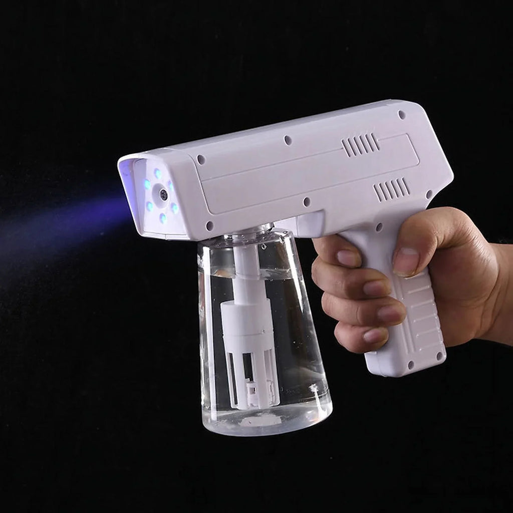 Maker, Spray Blue Light 3-in-1 Electrolysis Gun NaClO and Disinfectant liquid Generator, Disinfection