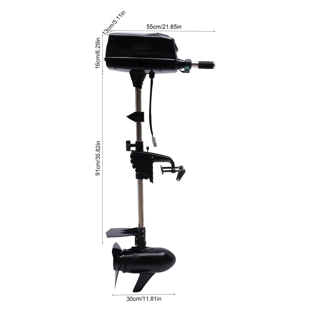Brushless Boat 2200W 48V Electric Boat HANGKAI Outboard Engine Motor Trolling