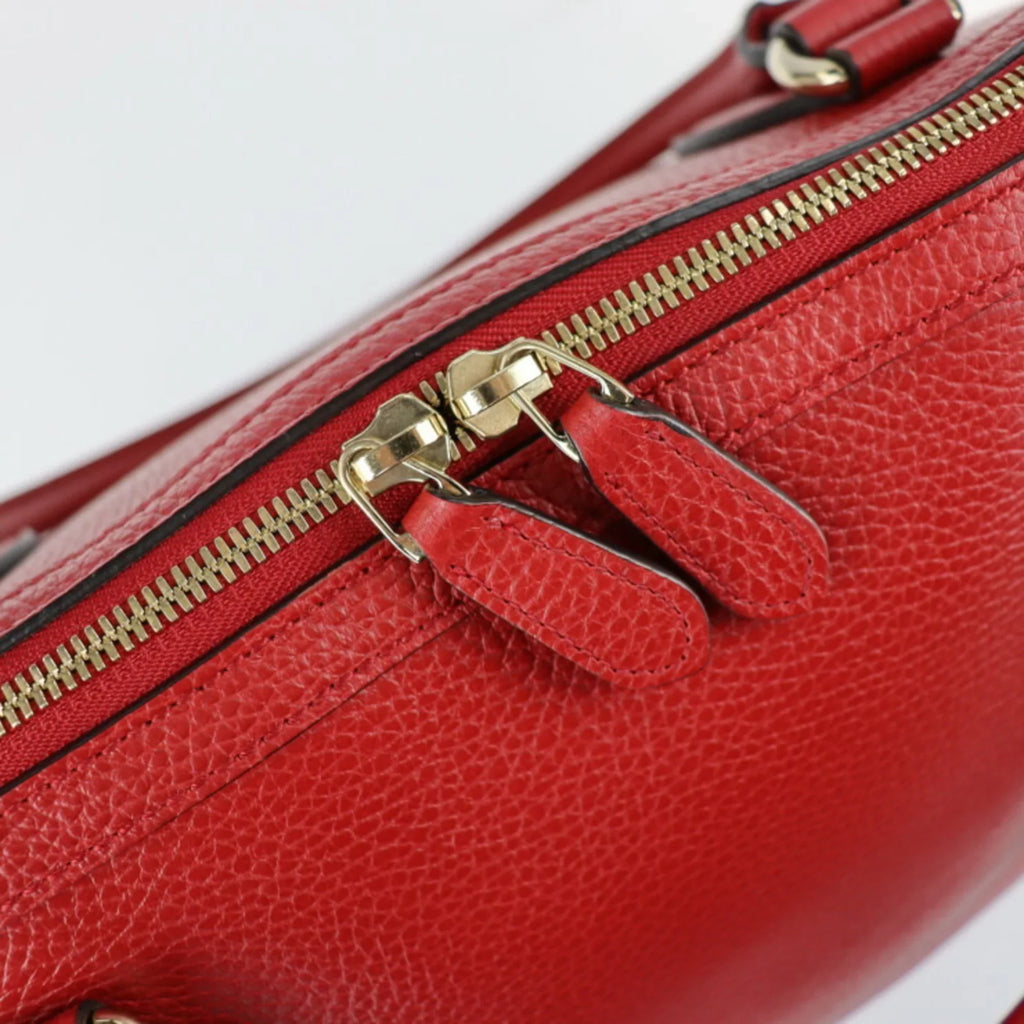 (Good) shoulder red metal charm gold leather fittings 449660 Pre-Owned GG 2WAY handbag bag